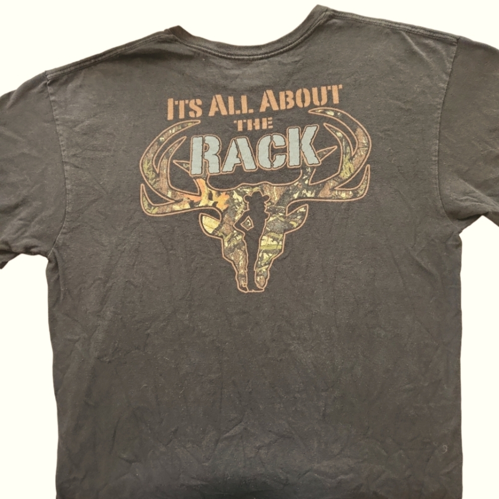 Cowboy Up Graphic Tee Shirt Men's Size XL